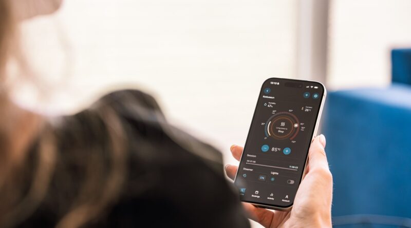 A modern smart home interior
